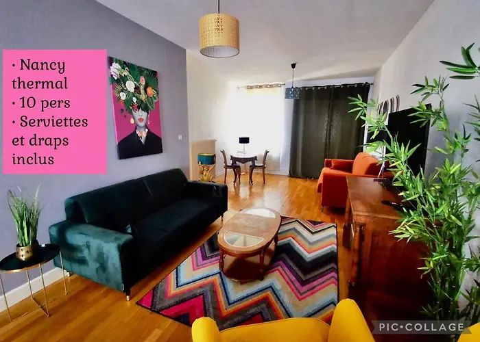 Apartamento Frida- Thermal A 2 Min- 10 Pers - Chez Julie Nancy